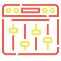 Mixer icon for web, app, infographic, etc vector