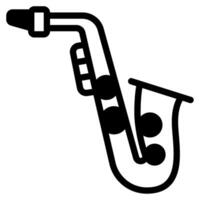 Saxophone icon for web, app, infographic, etc vector