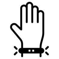 Wristband icon for web, app, infographic, etc vector