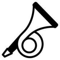 Trumpet icon for web, app, infographic, etc vector