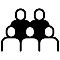 Crowd icon for web, app, infographic, etc vector