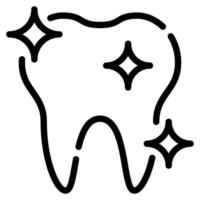 Tooth Whitening icon for web, app, infographic, etc vector