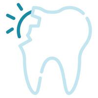 Tooth Decay icon for web, app, infographic, etc vector