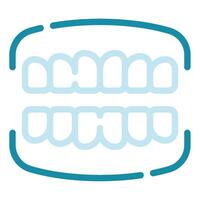 Dentures icon for web, app, infographic, etc vector