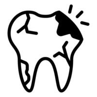Cavity icon for web, app, infographic, etc vector