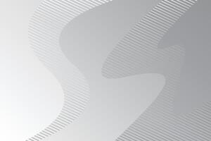 Abstract wave gradient white and gray modern soft and clean background template vector