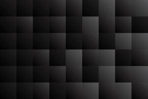 Black squares block abstract background design with dark graphic template vector