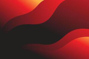 Abstract dark red wave modern soft and clean background template vector