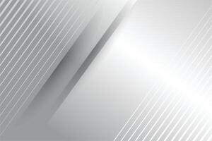 Abstract white and gray lines color, modern design background with geometric shape. vector