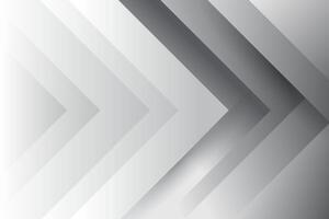 Gray and white arrows abstract background illustration. Abstract white and gray color, modern design background with geometric shape. vector