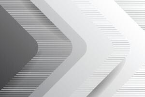 Abstract white and gray arrow modern soft and clean background template vector