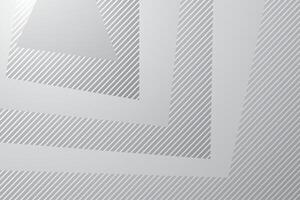 Abstract simple white and gray modern soft and clean background template vector