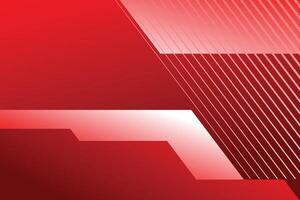 red geometric shapes background. Minimal red dynamic shapes composition vector