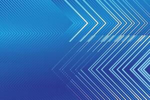 Abstract arrow lines light and dark blue color gradient background. vector