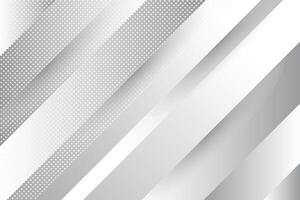 Gray and white abstract background with dot illustration. Abstract white and gray color, modern design background with geometric shape. vector