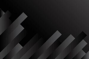 Black gradient lines abstract background design with dark graphic template vector