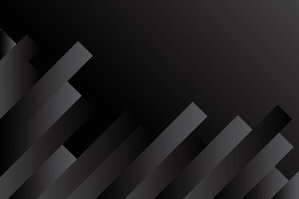 Black gradient lines abstract background design with dark graphic template