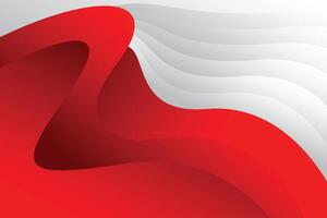 white red wave modern soft and clean background template vector