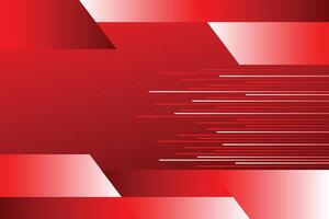 Abstract red geometric background. Minimal red dynamic shapes composition vector