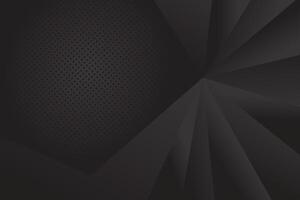 Black abstract background presentation design with dark graphic template vector