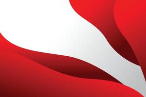 simple red wave modern soft and clean background template vector