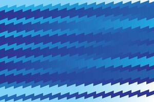 Abstract zig zag light and dark blue color gradient background. vector