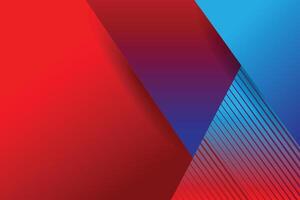 blue red modern abstract background template design vector