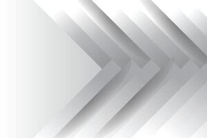 Abstract arrow white and gray modern soft and clean background template vector