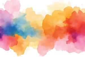 Watercolor art background design. vector