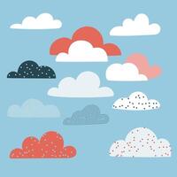 Abstract Clouds Pattern vector