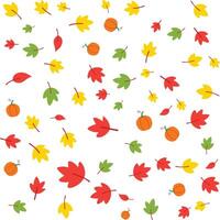 Autumn Leaves Pattern vector