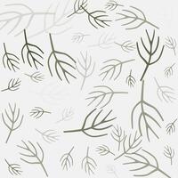 Minimalist Branch Pattern vector