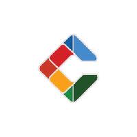 Abstract C icon, Modern Business and Technology Application Logo Symbol vector