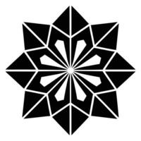 Geometric Floral Pattern vector