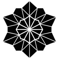 Floral Hexagon Design vector