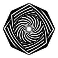Geometric Abstract Spiral vector