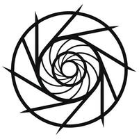 Geometric Spiral Pattern vector