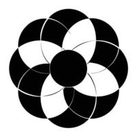 Abstract Overlapping Spheres vector