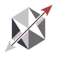 Abstract Arrow Design vector