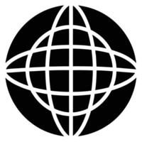 Grid Globe Art vector