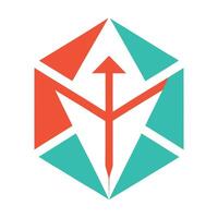 Smart Negative Space Arrow vector