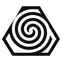 Abstract Spiral Pattern vector