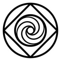 Modern Spiral Graphics vector