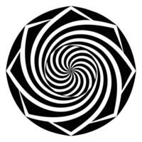 Geometric Shape Spiral vector