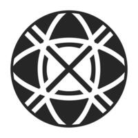 Globe Grid Illustration vector