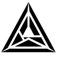 Triangle Pattern Logo vector