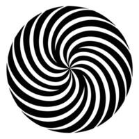 Geometric Spiral art vector