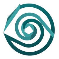 Modern Spiral Illustration vector