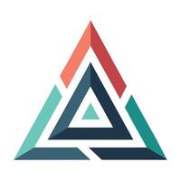Triangle Geometry Art vector