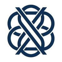 Clean Geometry Monogram vector